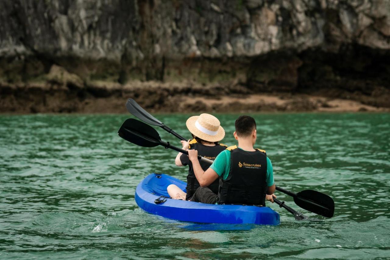 ホテル Sena Cruises - Wonder On Lan Ha Bay ハロン エクステリア 写真