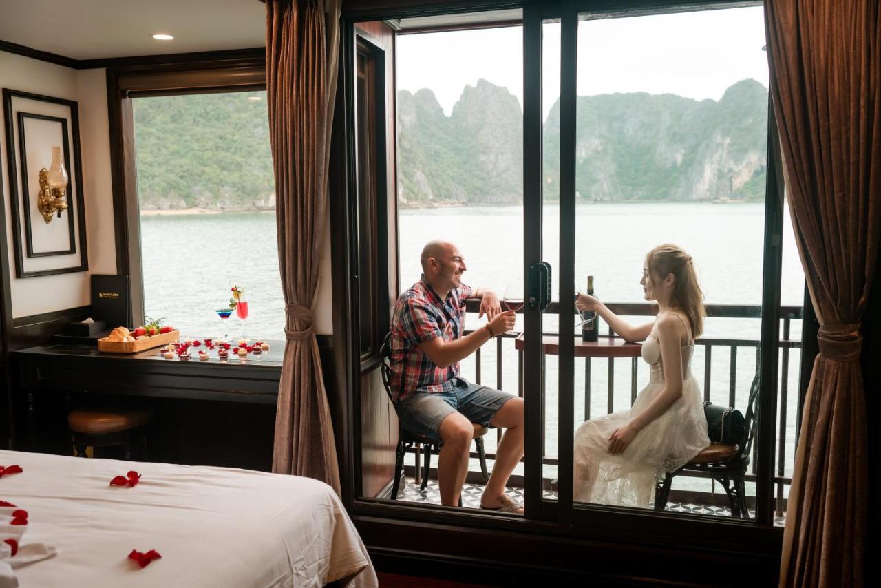ホテル Sena Cruises - Wonder On Lan Ha Bay ハロン エクステリア 写真