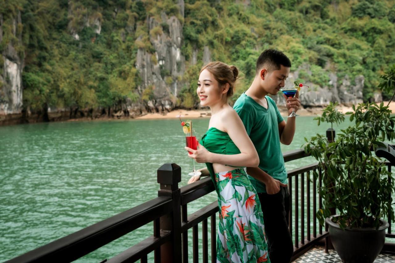 ホテル Sena Cruises - Wonder On Lan Ha Bay ハロン エクステリア 写真