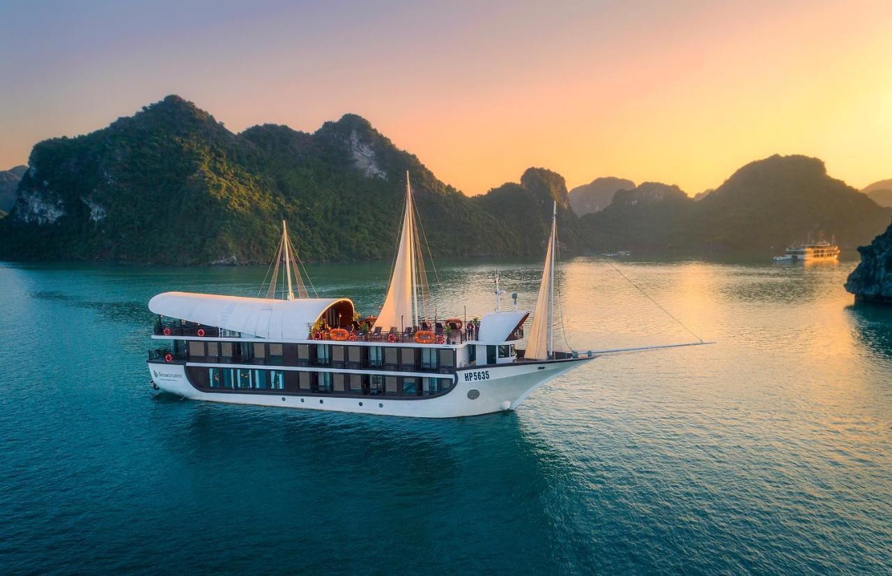 ホテル Sena Cruises - Wonder On Lan Ha Bay ハロン エクステリア 写真
