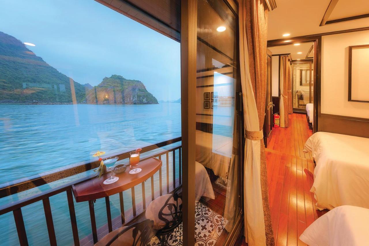 ホテル Sena Cruises - Wonder On Lan Ha Bay ハロン エクステリア 写真